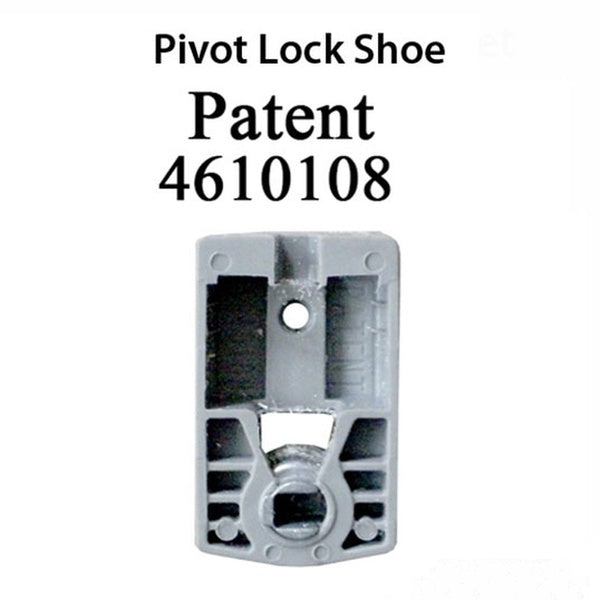 Pivot Lock Shoe, 1.25 x .530 Molded Plastic, Metal Spring - Pivot Lock Shoe, 1.25 x .530 Molded Plastic, Metal Spring