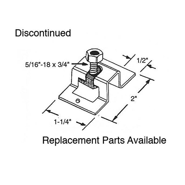 Mounting Bracket for  16209A & 16223 Hanger - Mounting Bracket for  16209A & 16223 Hanger