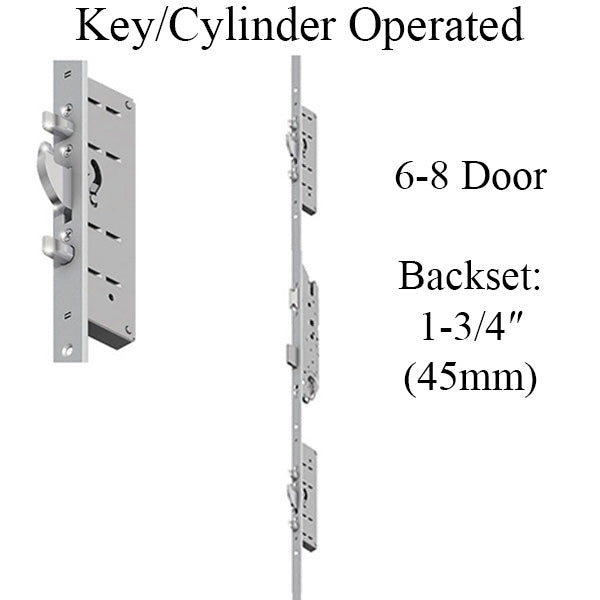 Hoppe Fuhr 24mm Key Operated Multipoint Lock - 1-3/4