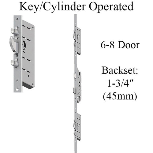 Hoppe Fuhr 24mm Key Operated Multipoint Lock - 1-3/4