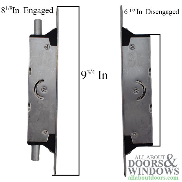 Hoppe Inactive Flushbolt Rod 30mm Backset - Hoppe Inactive Flushbolt Rod 30mm Backset