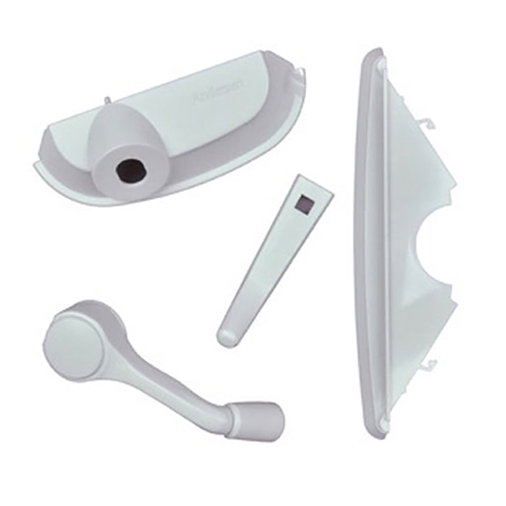 A-Series Traditional Folding Casement Window Hardware - White - A-Series Traditional Folding Casement Window Hardware - White