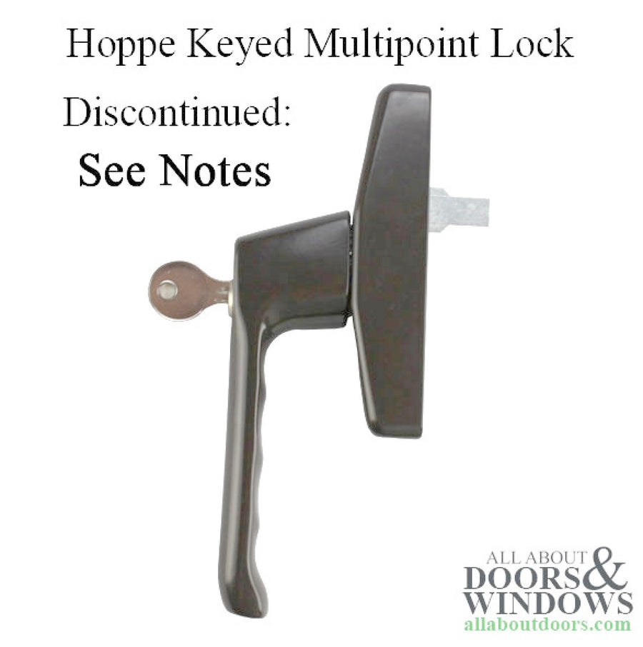 Hoppe London Tilt Turn, Keyed, Fork Style - Hoppe London Tilt Turn, Keyed, Fork Style