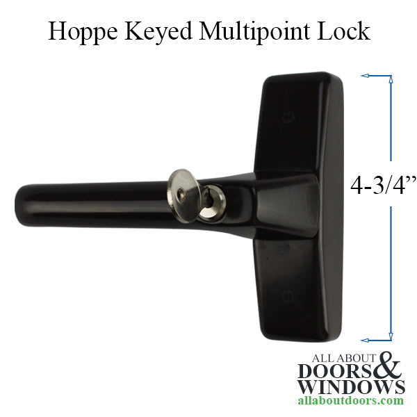 Hoppe London Tilt Turn, Keyed, Fork Style - Hoppe London Tilt Turn, Keyed, Fork Style