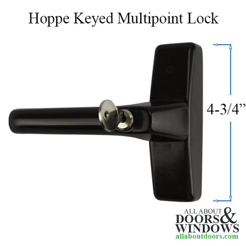 Hoppe London Tilt Turn, Keyed, Fork Style - Hoppe London Tilt Turn, Keyed, Fork Style