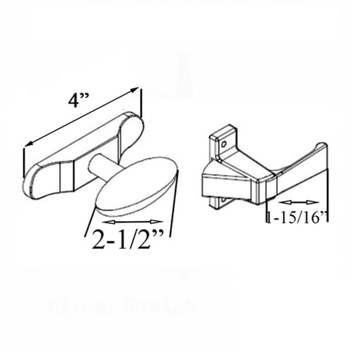 Marvin Premium Storm Screen Door Handle Kit - Marvin Premium Storm Screen Door Handle Kit
