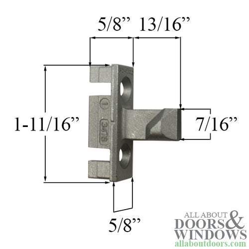 Schuco Keeper for Lift and Slide Patio Door 3 Pack - Schuco Keeper for Lift and Slide Patio Door 3 Pack