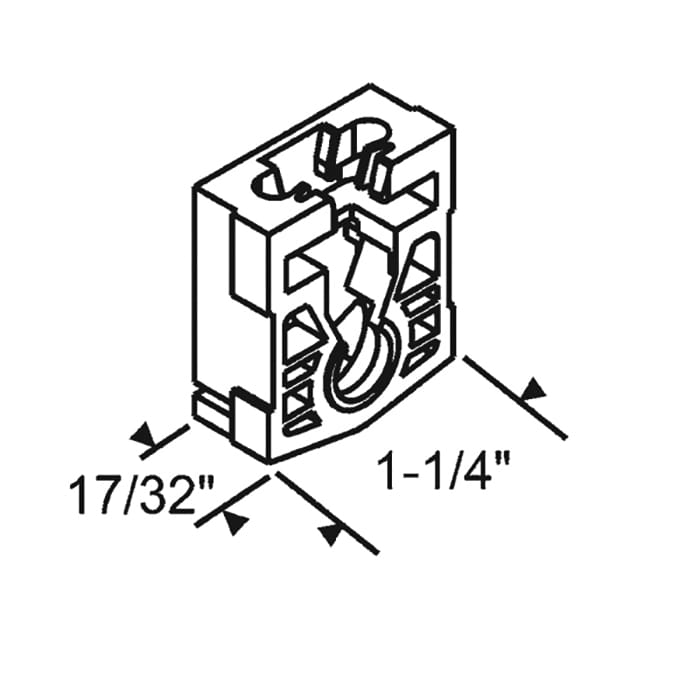 Pivot Block Shoe, 1-1/4