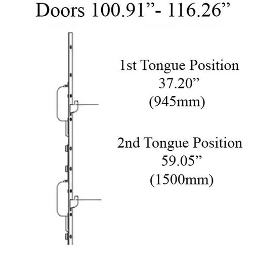 HOPPE 16mm HLS9000 Manual Top Extension Swing Hook - HOPPE 16mm HLS9000 Manual Top Extension Swing Hook