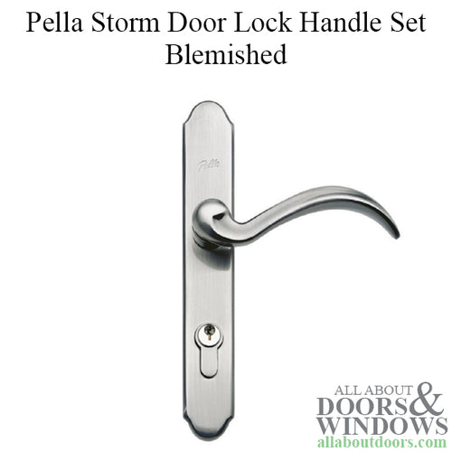 Pella Storm Door Trim Only, Off Center Cylinder, Blemished - BSN - Pella Storm Door Trim Only, Off Center Cylinder, Blemished - BSN