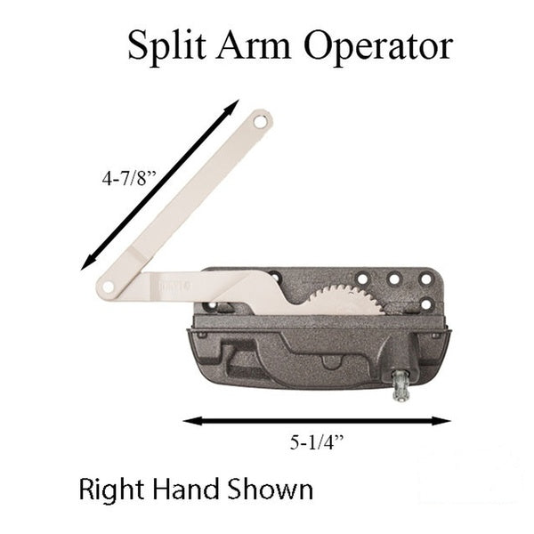 Andersen Casement Window Operator For 100 Series Casement Window Right Handed Split Arm Operator - Andersen Casement Window Operator For 100 Series Casement Window Right Handed Split Arm Operator