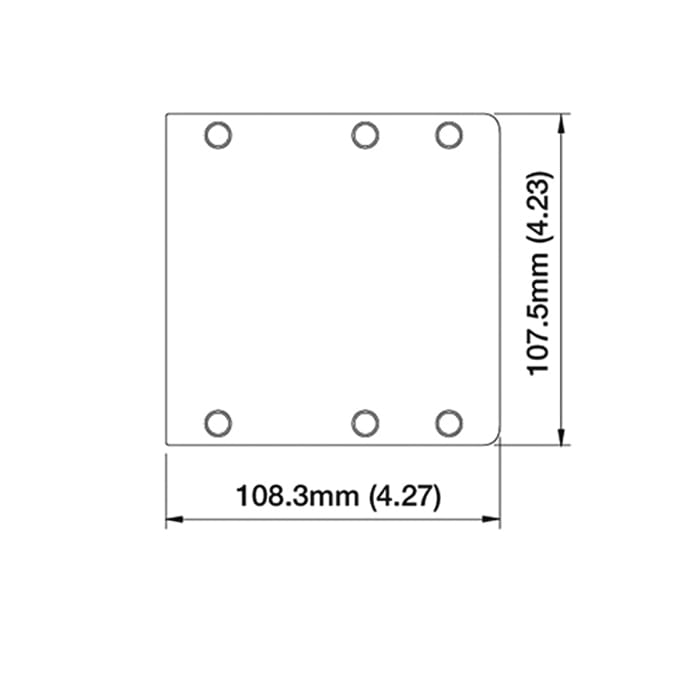 HOPPE Latch and Deadbolt Strike with Extended Curved Lip Non-Handed Stainless Steel - HOPPE Latch and Deadbolt Strike with Extended Curved Lip Non-Handed Stainless Steel
