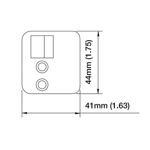 Strike Plate, PS0022R, Shootbolt.1.63 x 1.75- Stainless Steel - Strike Plate, PS0022R, Shootbolt.1.63 x 1.75- Stainless Steel
