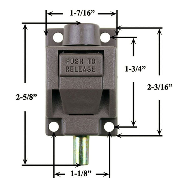 Truth Sliding Patio Door Foot Bolt security Lock - Truth Sliding Patio Door Foot Bolt security Lock