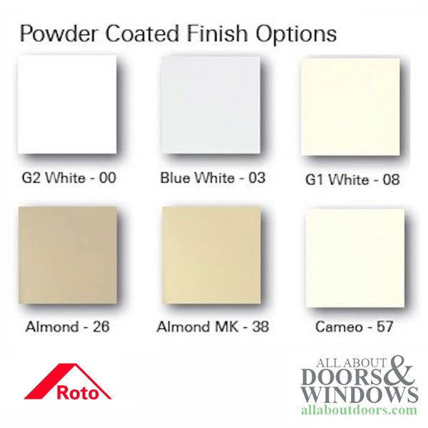 Roto Pro Vinyl Casement Window Handle with Fork - Roto Pro Vinyl Casement Window Handle with Fork
