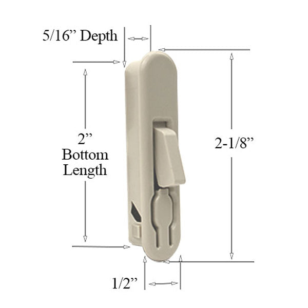 Amesbury Truth 13183 Vent Lock Stop, Nite Latch - Amesbury Truth 13183 Vent Lock Stop, Nite Latch