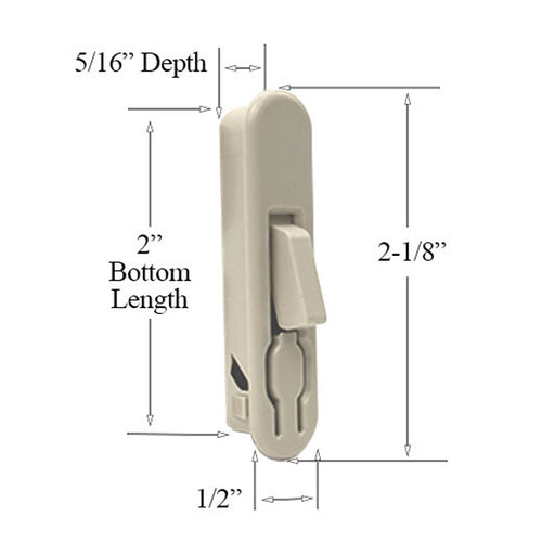 Amesbury Truth 13183 Vent Lock Stop, Nite Latch - Amesbury Truth 13183 Vent Lock Stop, Nite Latch