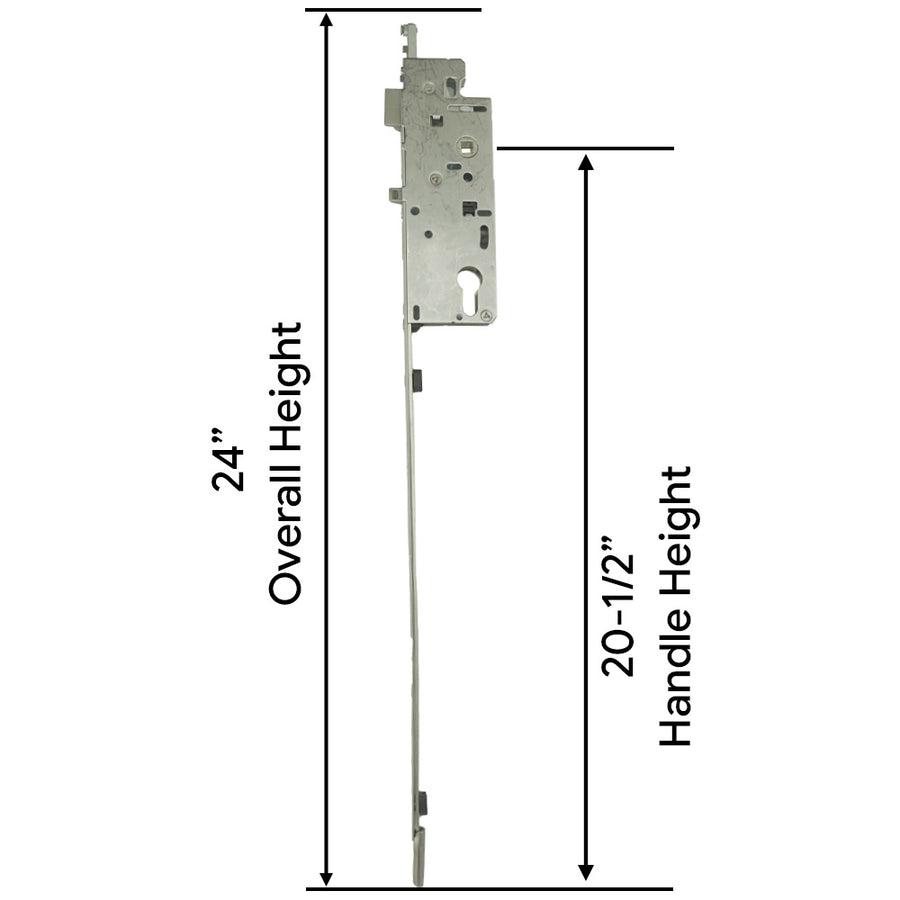 16mm Manual Gear, 45/92 Shootbolt, Adjustable Handle Height - 16mm Manual Gear, 45/92 Shootbolt, Adjustable Handle Height
