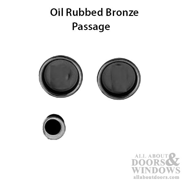 Hoppe HBL M492 Passage Sliding Pocket Pulls - O.R. Brass - Hoppe HBL M492 Passage Sliding Pocket Pulls - O.R. Brass