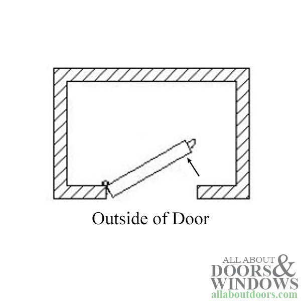 TrioVing 5116 Passive Mortise Lock for Left Hand Inswing - TrioVing 5116 Passive Mortise Lock for Left Hand Inswing