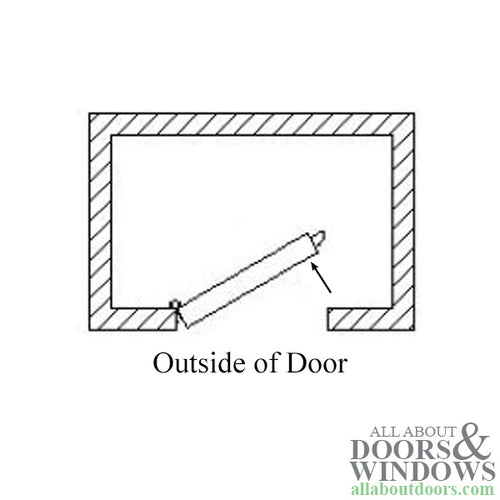 TrioVing 5116 Passive Mortise Lock for Left Hand Inswing - TrioVing 5116 Passive Mortise Lock for Left Hand Inswing