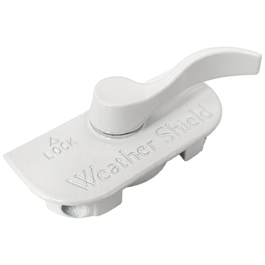 Weather Shield Logo Recessed w/ Flange Window Sash Lock, Right Hand
