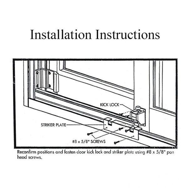 Truth Auxiliary Strike Plate Foot Bolt Keeper 2 Hole Angled - Truth Auxiliary Strike Plate Foot Bolt Keeper 2 Hole Angled