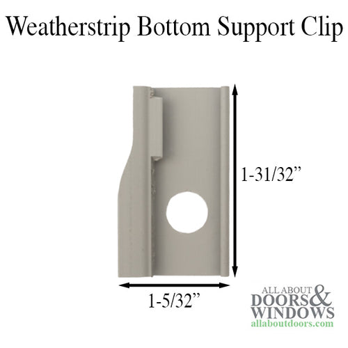 Andersen - Weatherstrip Support Clip - Bottom - Andersen - Weatherstrip Support Clip - Bottom