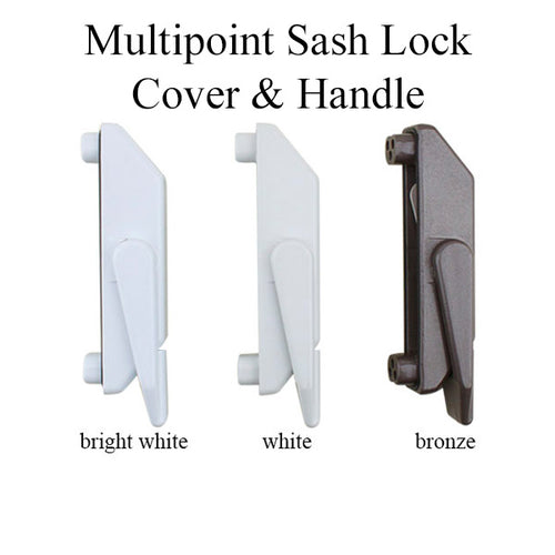 Multi-Point Sash Lock Cover and Handle,  Left Hand  - Choose Color - Multi-Point Sash Lock Cover and Handle,  Left Hand  - Choose Color