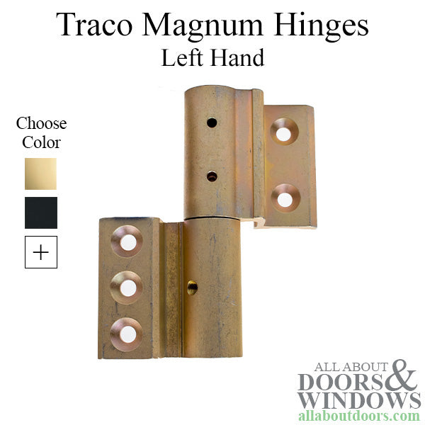 Traco Magnum Hinges, Left Hand - Traco Magnum Hinges, Left Hand