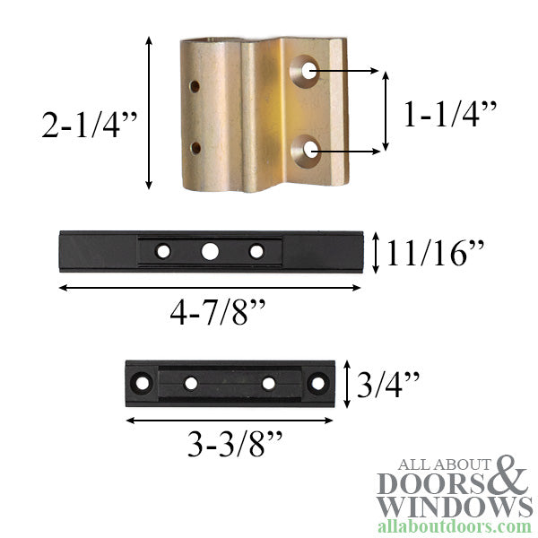 Traco Magnum Hinges, Left Hand - Traco Magnum Hinges, Left Hand