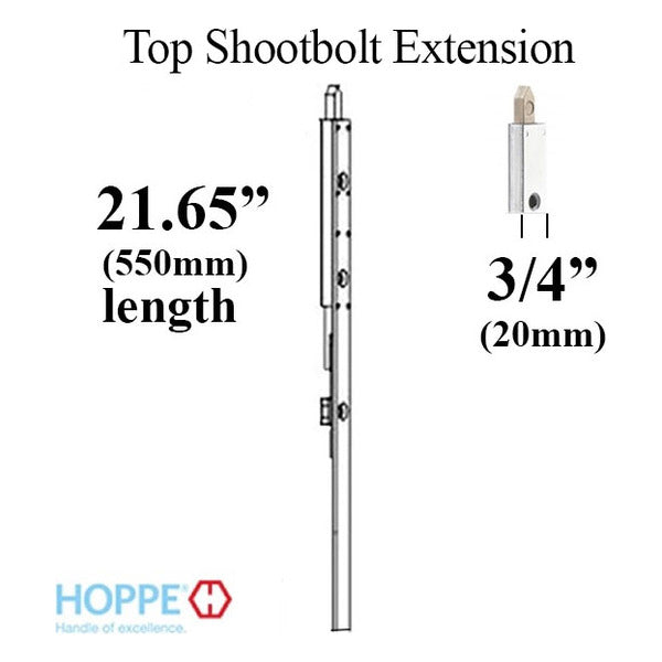 20mm Manual Top Extension Shootbolt, 21.65