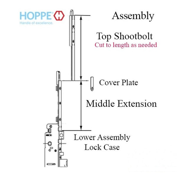 20mm Manual Top Extension Shootbolt, 21.65