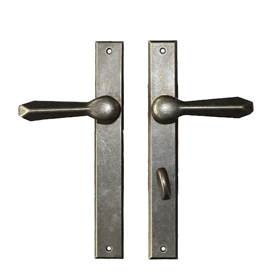Stone River Bronze Non-Keyed, Active Multipoint lock Handles - White Bronze - Stone River Bronze Non-Keyed, Active Multipoint lock Handles - White Bronze