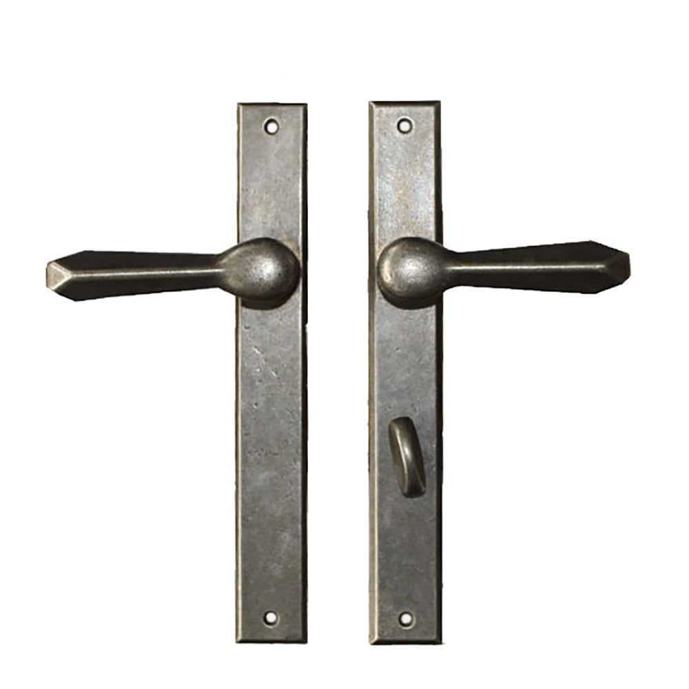 Stone River Bronze Non-Keyed, Active Multipoint lock Handles - White Bronze - Stone River Bronze Non-Keyed, Active Multipoint lock Handles - White Bronze