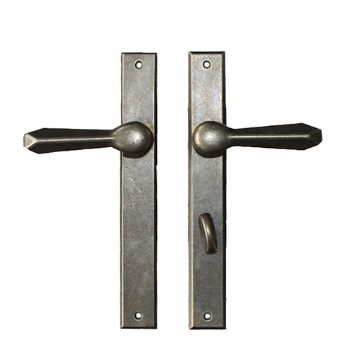 Stone River Bronze Non-Keyed, Active Multipoint lock Handles - White Bronze - Stone River Bronze Non-Keyed, Active Multipoint lock Handles - White Bronze