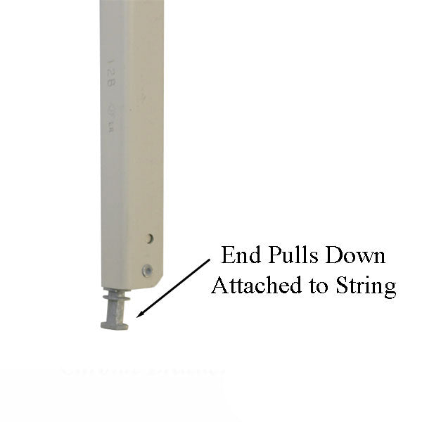 736 Custom Channel Balance for Tilt Windows, Beige, 9/16 x 9/16 Sizes 10-45, A-I - 736 Custom Channel Balance for Tilt Windows, Beige, 9/16 x 9/16 Sizes 10-45, A-I