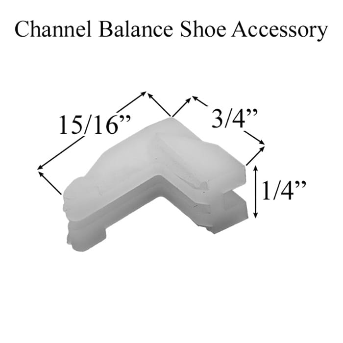 62 Series Channel Balance Shoe Accessory - 62 Series Channel Balance Shoe Accessory
