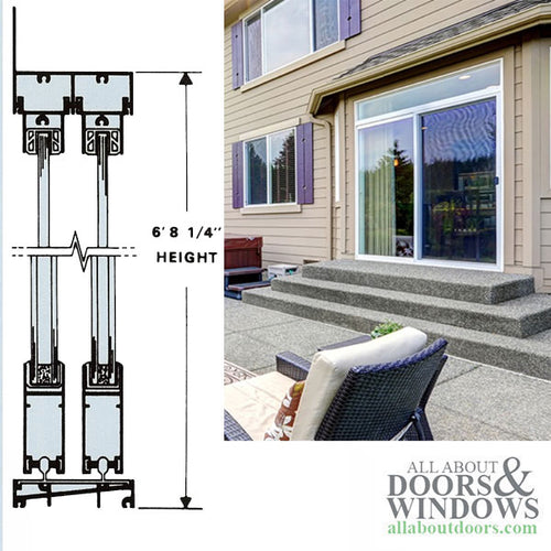Columbia  M1200 Patio Storm Door, Clear Safety Tempered Glass - Columbia  M1200 Patio Storm Door, Clear Safety Tempered Glass