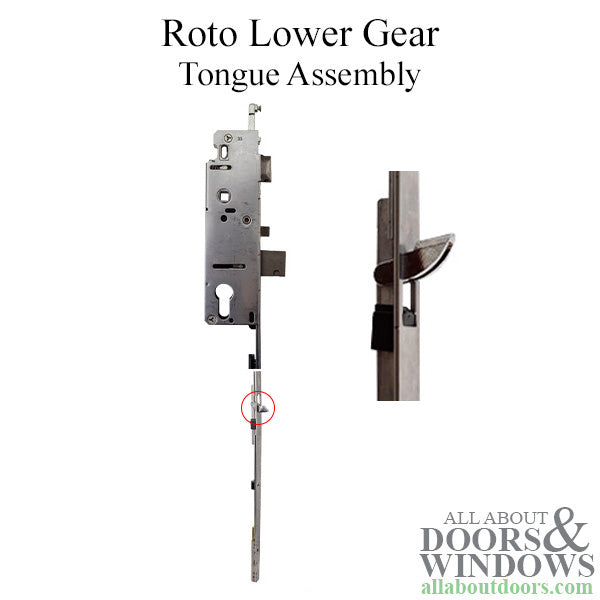 Roto Lower Gear Tongue Assembly - Roto Lower Gear Tongue Assembly