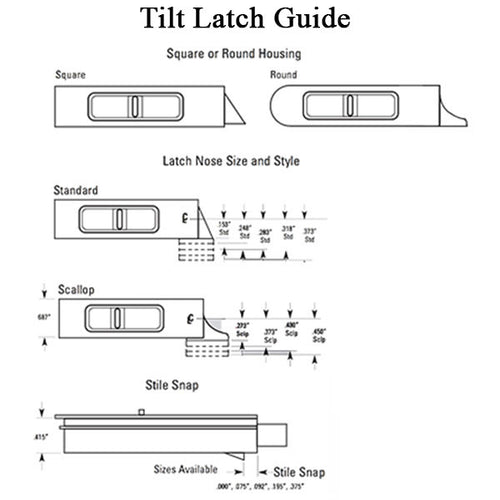 Tilt Latch, 2-11/16