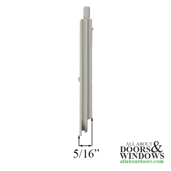 Tilt Latch, Slide in Plastic, 5/16 Thin, Pairs - white - Tilt Latch, Slide in Plastic, 5/16 Thin, Pairs - white