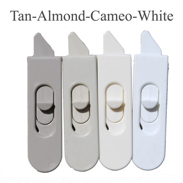 Tilt Latch Pair Fits Single or Double Hung Vinyl Window Short Nose Left Right - Tilt Latch Pair Fits Single or Double Hung Vinyl Window Short Nose Left Right