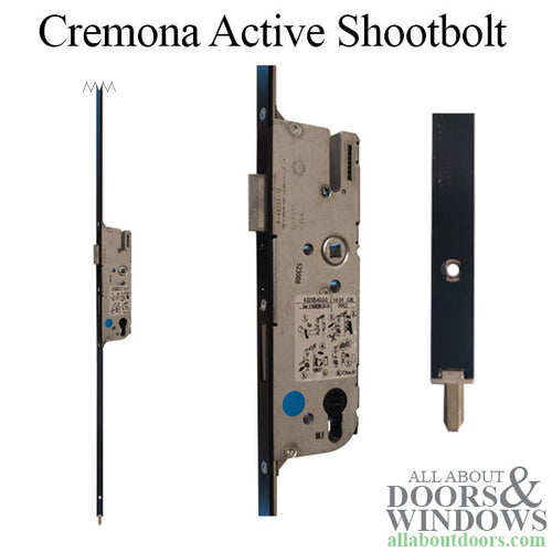 Cremona 45/92 Active Shootbolt, 3 Point lock,  G-U - Black - Cremona 45/92 Active Shootbolt, 3 Point lock,  G-U - Black