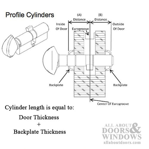50.5/31.5mm Hoppe 82mm Euro Profile Cylinder V-Knob - 50.5/31.5mm Hoppe 82mm Euro Profile Cylinder V-Knob