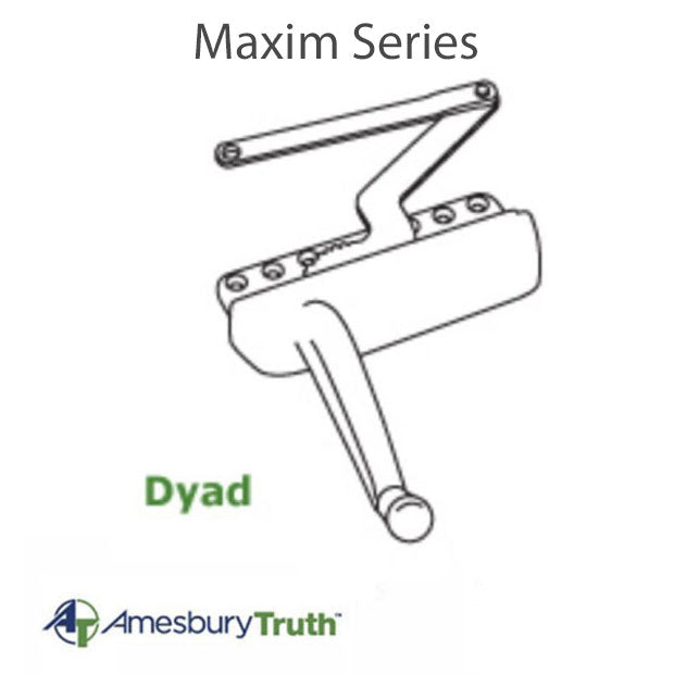 Truth Maxim 50.50 Dyad Operator, split arm, Sill Mount Left  - CHOOSE COLOR - Truth Maxim 50.50 Dyad Operator, split arm, Sill Mount Left  - CHOOSE COLOR