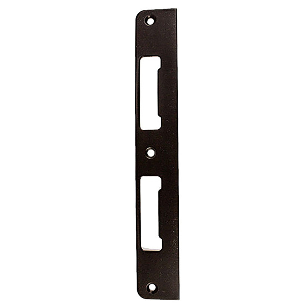 Hoppe Latch & Deadbolt Strike, Matte Black - Hoppe Latch & Deadbolt Strike, Matte Black