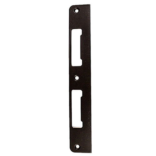 Hoppe Latch & Deadbolt Strike, Matte Black - Hoppe Latch & Deadbolt Strike, Matte Black