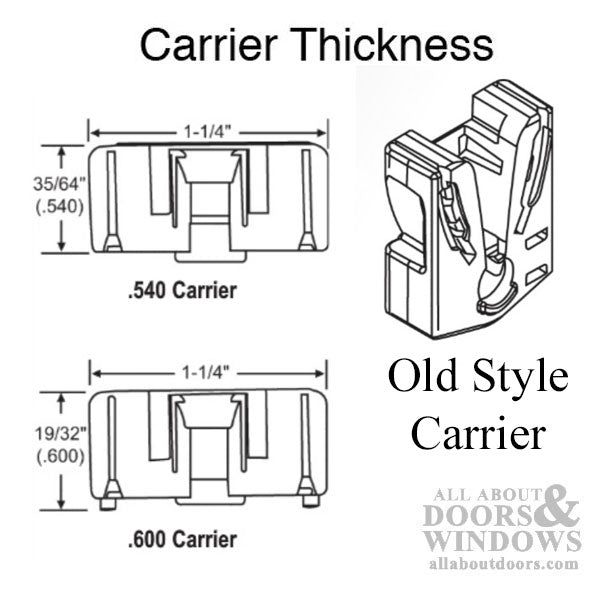 Quick Tilt Constant Force Balance .540 Carrier, Single Coil LH - Quick Tilt Constant Force Balance .540 Carrier, Single Coil LH