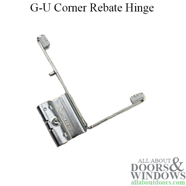 G-U Corner Rebate Hinge, UNI-JET D, 12/20-13 - G-U Corner Rebate Hinge, UNI-JET D, 12/20-13